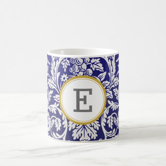 William Morris PERSONALISIERT INITIAL Kaffeetasse (Mittel)