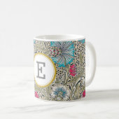 William Morris PERSONALISIERT INITIAL Kaffeetasse (VorderseiteRechts)
