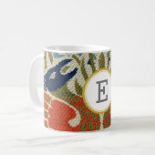 William Morris PERSONALISIERT INITIAL Kaffeetasse (Vorderseite Links)
