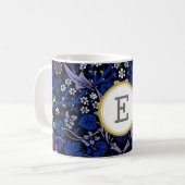 William Morris PERSONALISIERT INITIAL Kaffeetasse (Vorderseite Links)