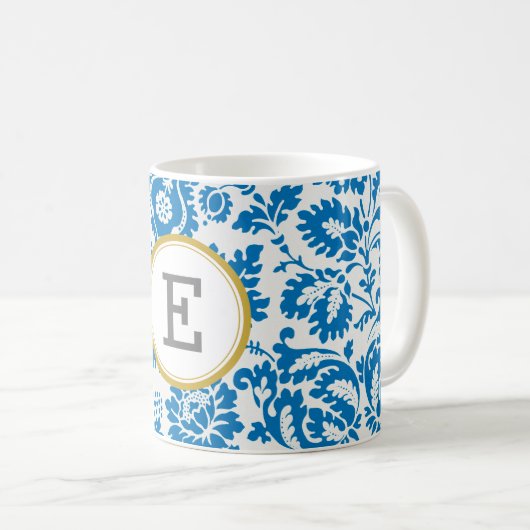 William Morris PERSONALISIERT INITIAL Kaffeetasse (VorderseiteRechts)