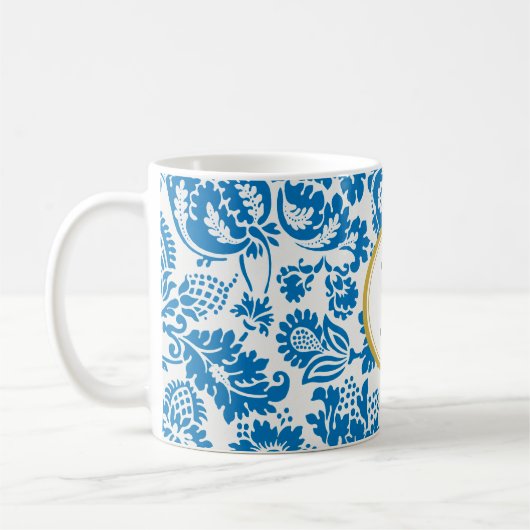 William Morris PERSONALISIERT INITIAL Kaffeetasse (Links)