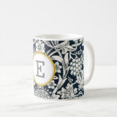 William Morris PERSONALISIERT INITIAL Kaffeetasse (VorderseiteRechts)