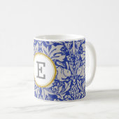 William Morris PERSONALISIERT INITIAL Kaffeetasse (VorderseiteRechts)