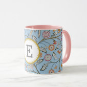 William Morris PERSONALISIERT INITIAL Tasse (VorderseiteRechts)