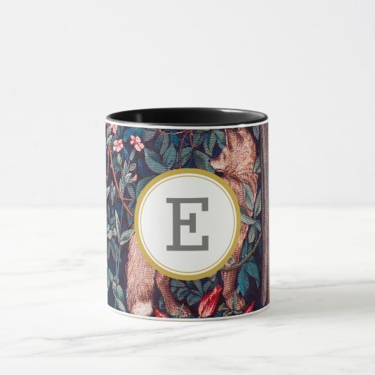 William Morris PERSONALISIERT INITIAL Tasse (Zentrum)