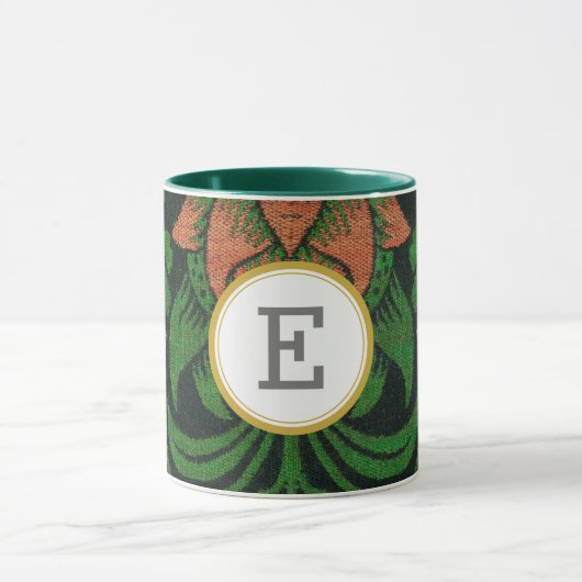 William Morris PERSONALISIERT INITIAL Tasse (Zentrum)