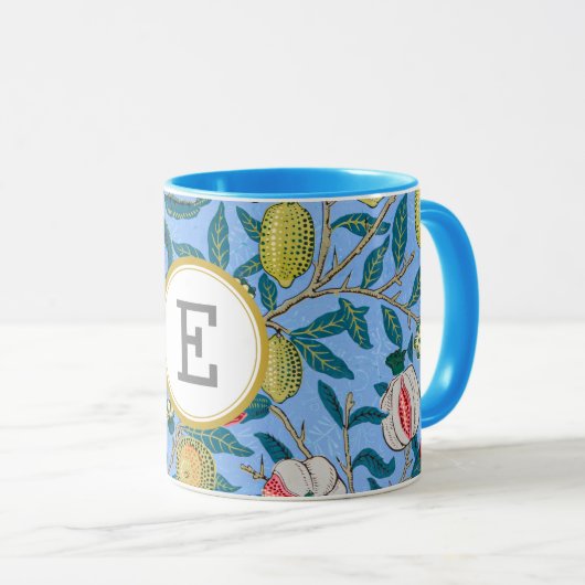 William Morris PERSONALISIERT INITIAL Tasse (VorderseiteRechts)