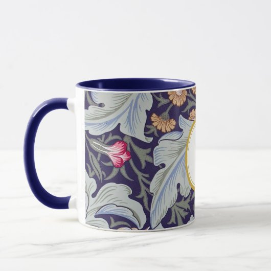 William Morris PERSONALISIERT INITIAL Tasse (Links)