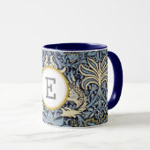 William Morris PERSONALISIERT INITIAL Tasse (VorderseiteRechts)