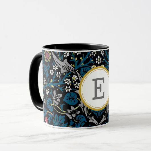 William Morris PERSONALISIERT INITIAL Tasse (Vorderseite Links)