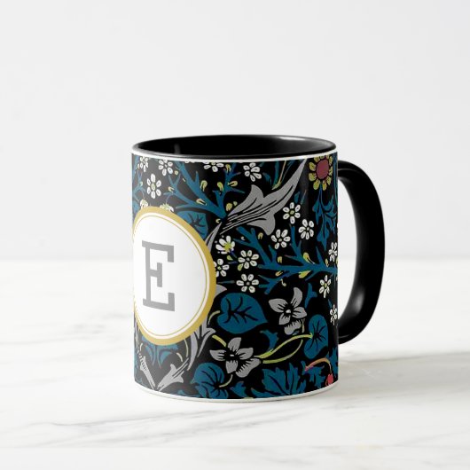 William Morris PERSONALISIERT INITIAL Tasse (VorderseiteRechts)