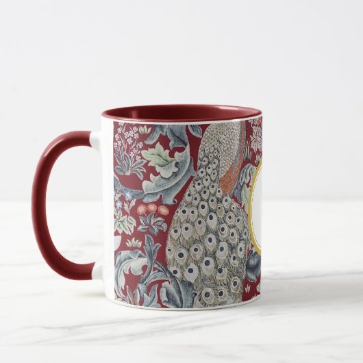 William Morris PERSONALISIERT INITIAL Tasse (Links)
