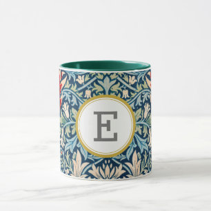 William Morris PERSONALISIERT INITIAL Tasse