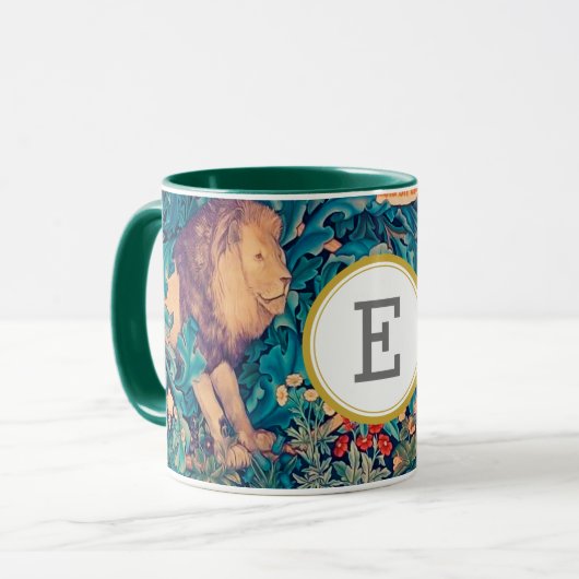 William Morris PERSONALISIERT INITIAL Tasse (Vorderseite Links)