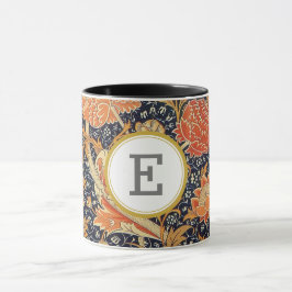 William Morris PERSONALISIERT INITIAL Tasse