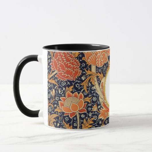 William Morris PERSONALISIERT INITIAL Tasse (Links)