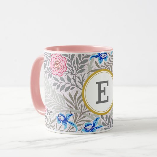 William Morris PERSONALISIERT INITIAL Tasse (Vorderseite Links)