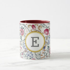 William Morris PERSONALISIERT INITIAL Tasse