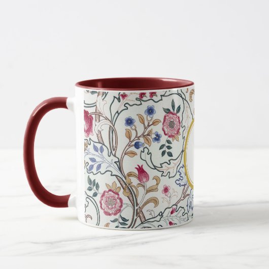 William Morris PERSONALISIERT INITIAL Tasse (Links)