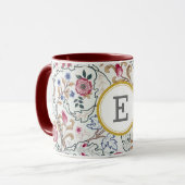 William Morris PERSONALISIERT INITIAL Tasse (Vorderseite Links)