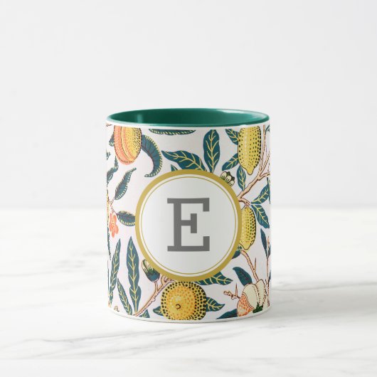 William Morris PERSONALISIERT INITIAL Tasse (Zentrum)