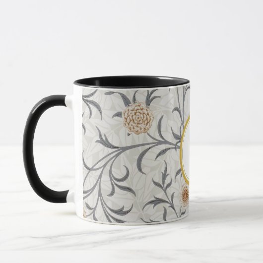 William Morris PERSONALISIERT INITIAL Tasse (Links)