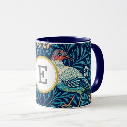 William Morris PERSONALISIERT INITIAL Tasse (VorderseiteRechts)