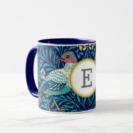 William Morris PERSONALISIERT INITIAL Tasse (Vorderseite Links)