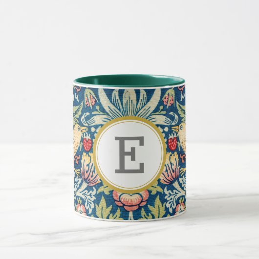 William Morris PERSONALISIERT INITIAL Tasse (Zentrum)
