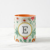 William Morris PERSONALISIERT INITIAL Tasse (Zentrum)
