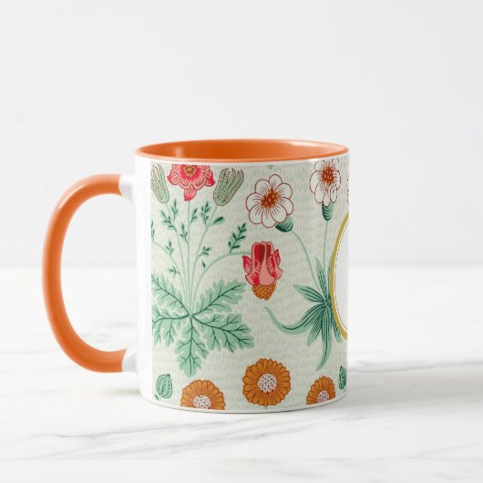 William Morris PERSONALISIERT INITIAL Tasse (Links)