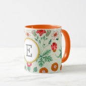 William Morris PERSONALISIERT INITIAL Tasse (VorderseiteRechts)