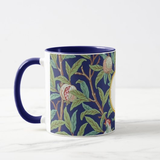 William Morris PERSONALISIERT INITIAL Tasse (Links)