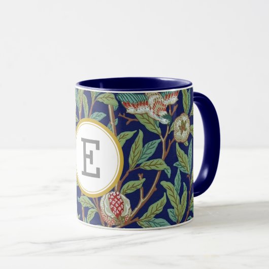 William Morris PERSONALISIERT INITIAL Tasse (VorderseiteRechts)