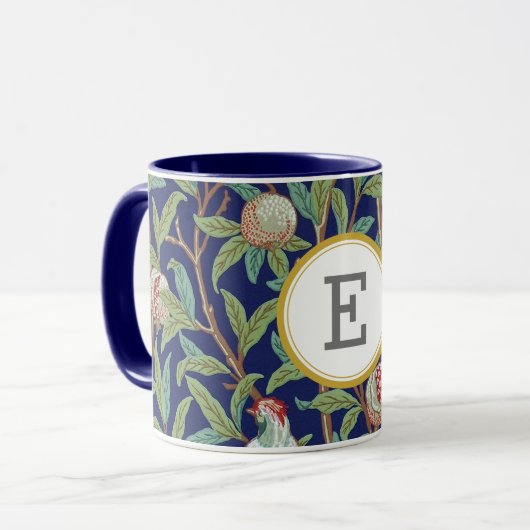 William Morris PERSONALISIERT INITIAL Tasse (Vorderseite Links)
