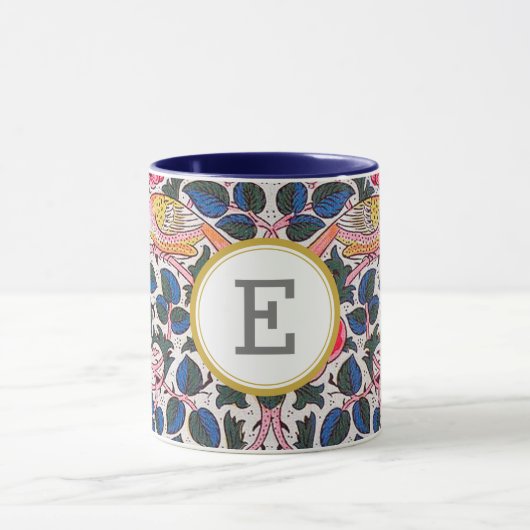 William Morris PERSONALISIERT INITIAL Tasse (Zentrum)