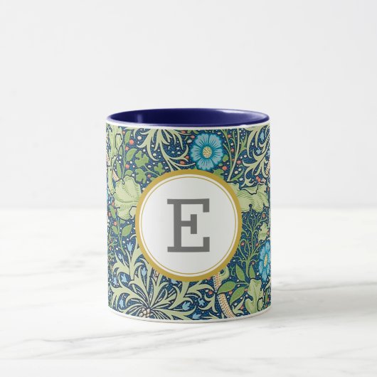 William Morris PERSONALISIERT INITIAL Tasse (Zentrum)