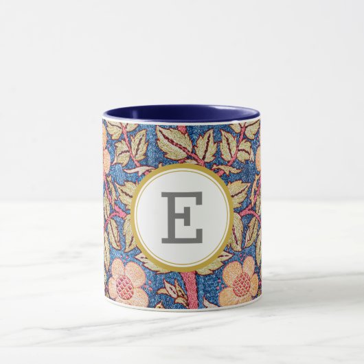 William Morris PERSONALISIERT INITIAL Tasse (Zentrum)