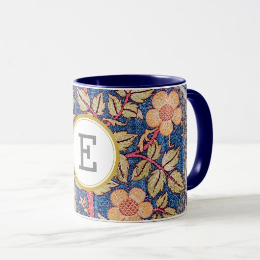 William Morris PERSONALISIERT INITIAL Tasse (VorderseiteRechts)