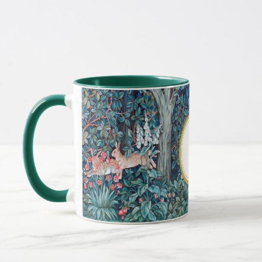 William Morris PERSONALISIERT INITIAL Tasse (Links)