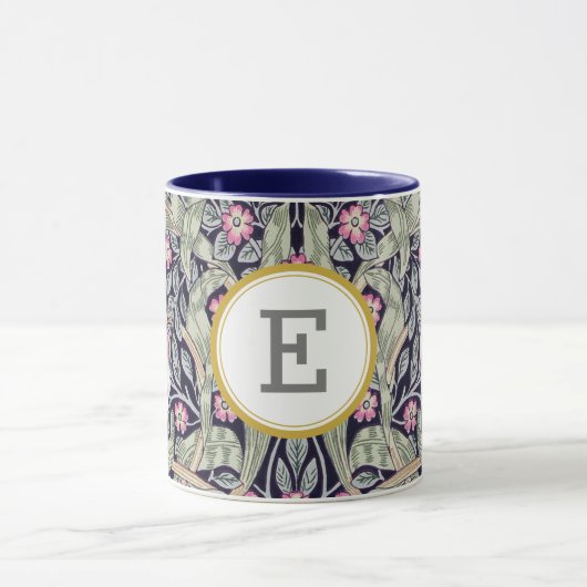 William Morris PERSONALISIERT INITIAL Tasse (Zentrum)