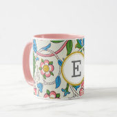 William Morris PERSONALISIERT INITIAL Tasse (Vorderseite Links)