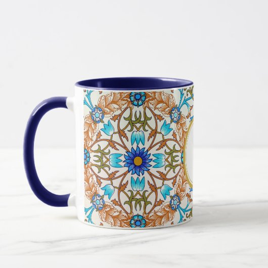 William Morris PERSONALISIERT INITIAL Tasse (Links)