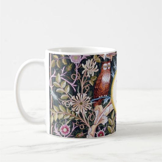 William Morris PERSONALISIERT INITIAL Tasse (Links)