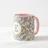 William Morris PERSONALISIERT INITIAL Tasse (VorderseiteRechts)