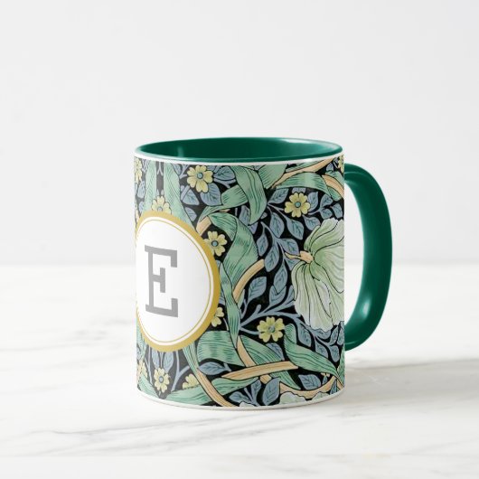 William Morris PERSONALISIERT INITIAL Tasse (VorderseiteRechts)