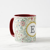 William Morris PERSONALISIERTE INITIALE Tasse (Vorderseite Links)