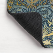 William Morris Pfau Drache Klassiker Mousepad (Ecke)