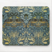 William Morris Pfau Drache Klassiker Mousepad (Vorne)
